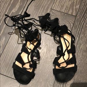 Black Schutz Sandal